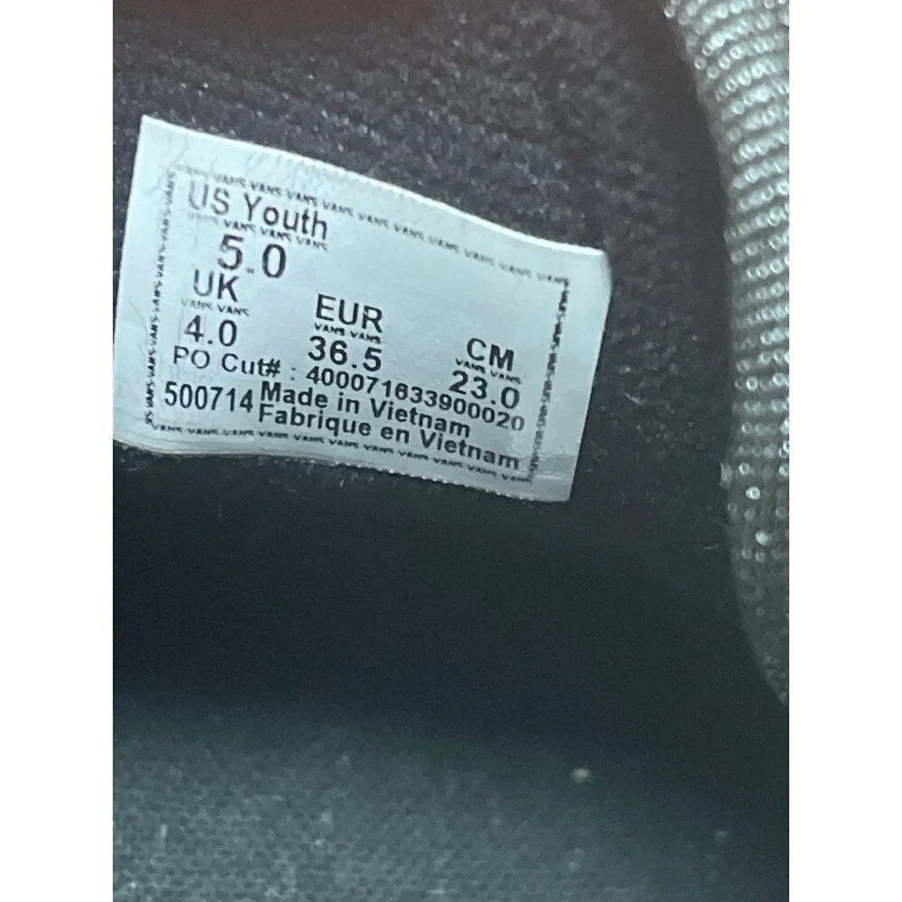 Vans Atwood Kids Sneakers Unisex Size 5 (Youth)